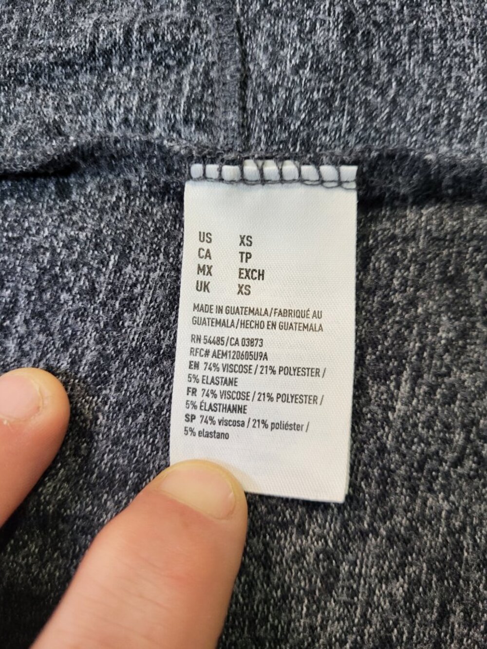 American Eagle Soft & Sexy Plush Grey Hooded Cardigan Size XS - Picture 9 of 11